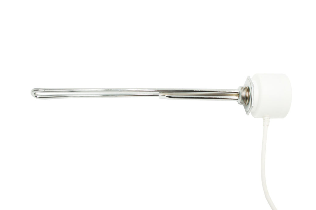 Campo24 Elektro-Heizstab 1500-3000W – Heizpatrone für Boiler, Warmwasserspeicher & Pufferspeicher, Temperaturregelung 25-70°C, IP44, Kupfer-Heizelement, Elektronischer Thermostat