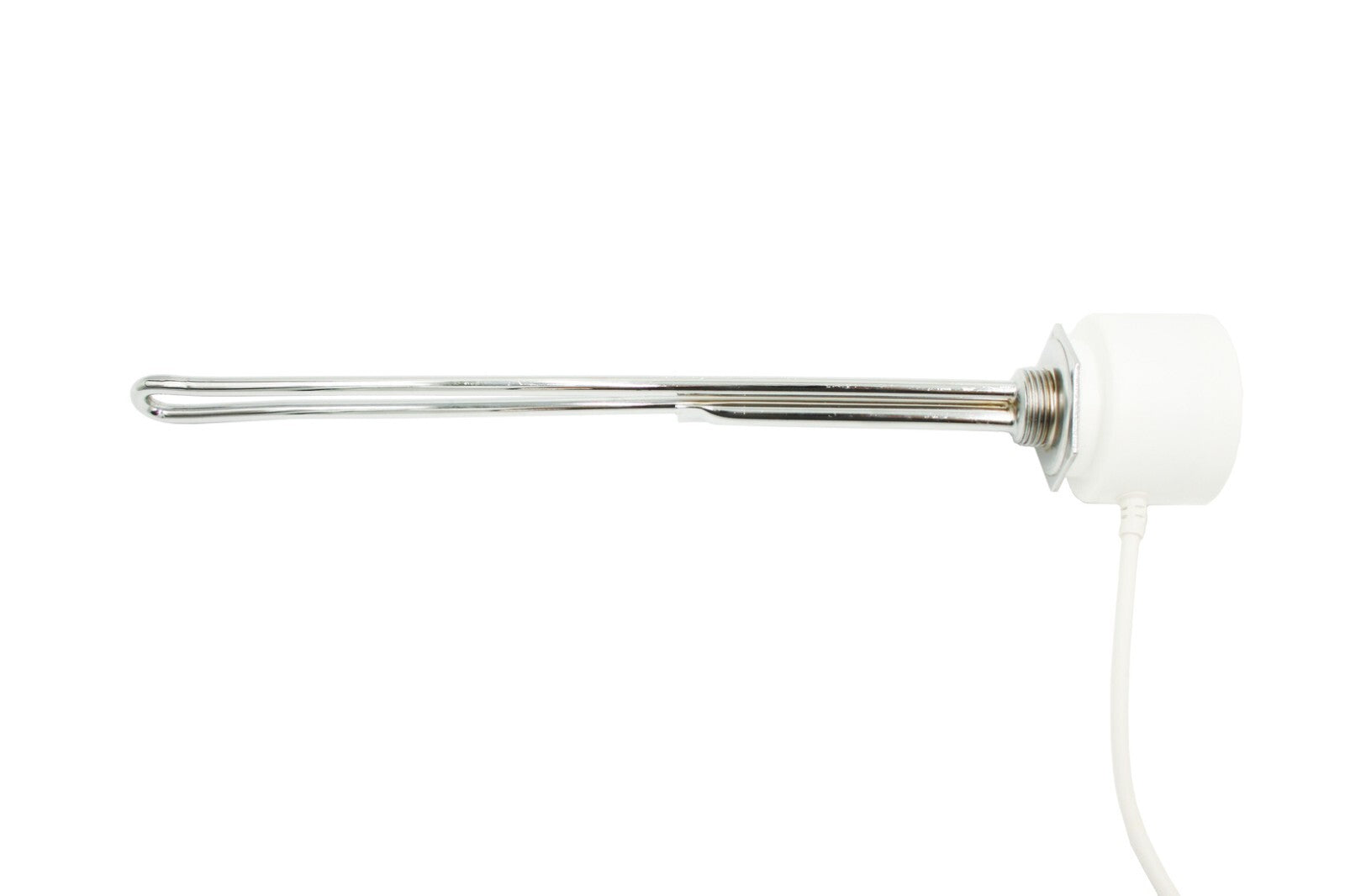 Campo24 Elektro-Heizstab 1500-3000W – Heizpatrone für Boiler, Warmwasserspeicher & Pufferspeicher, Temperaturregelung 25-70°C, IP44, Kupfer-Heizelement, Elektronischer Thermostat