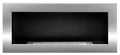 Campo24 gel and wall ethanol fireplace, stainless steel, 90 cm