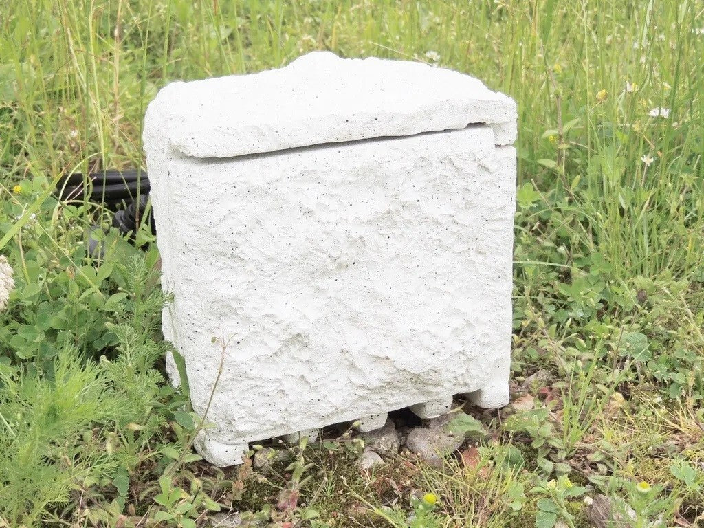 Garten Steckdose Natur-Stein-Optik