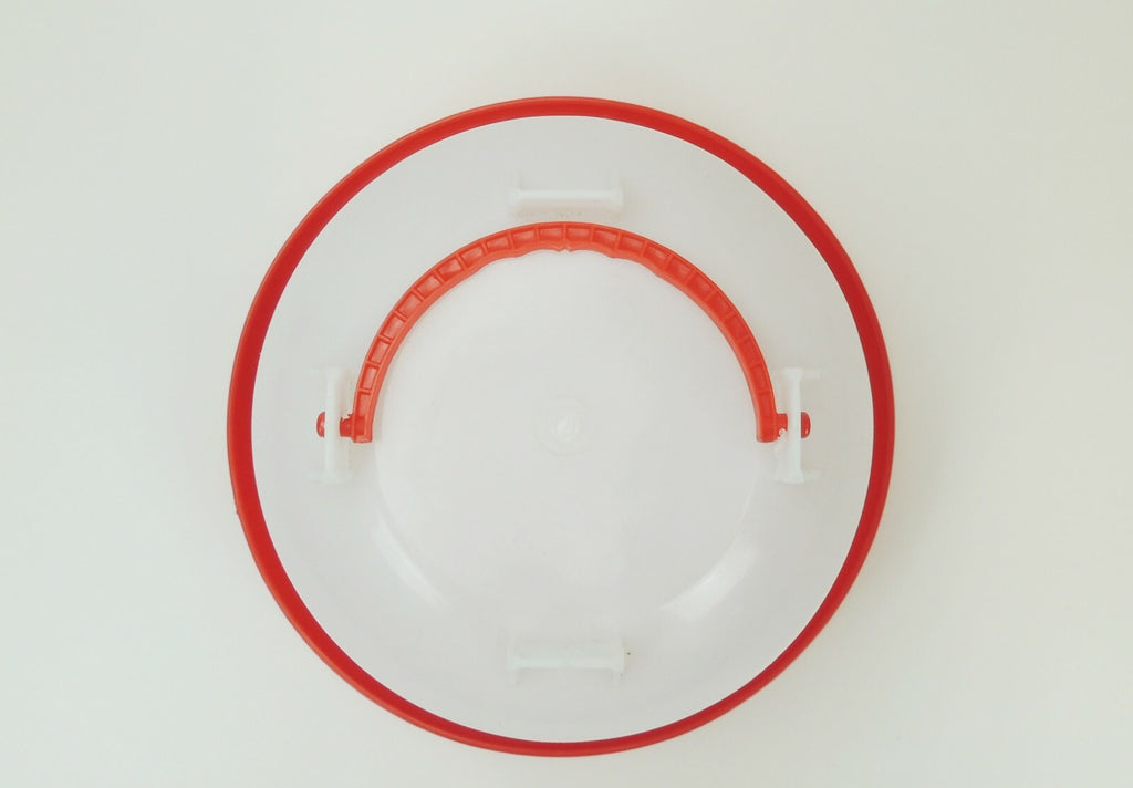 Stülptränke, Tränke, Wassertrog, Futtertrog, Futterspender für Geflügel Hühner