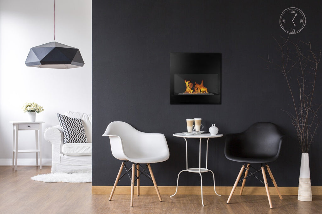 Gel- und Wand - Ethanol - Kamin 45cm Board schwarz