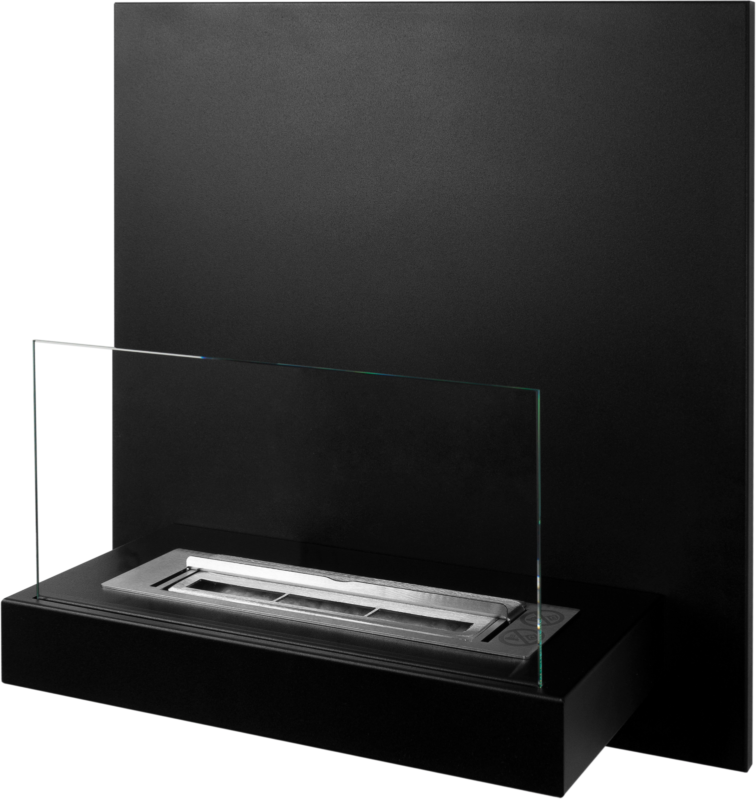 Gel- und Wand - Ethanol - Kamin 45cm Board schwarz