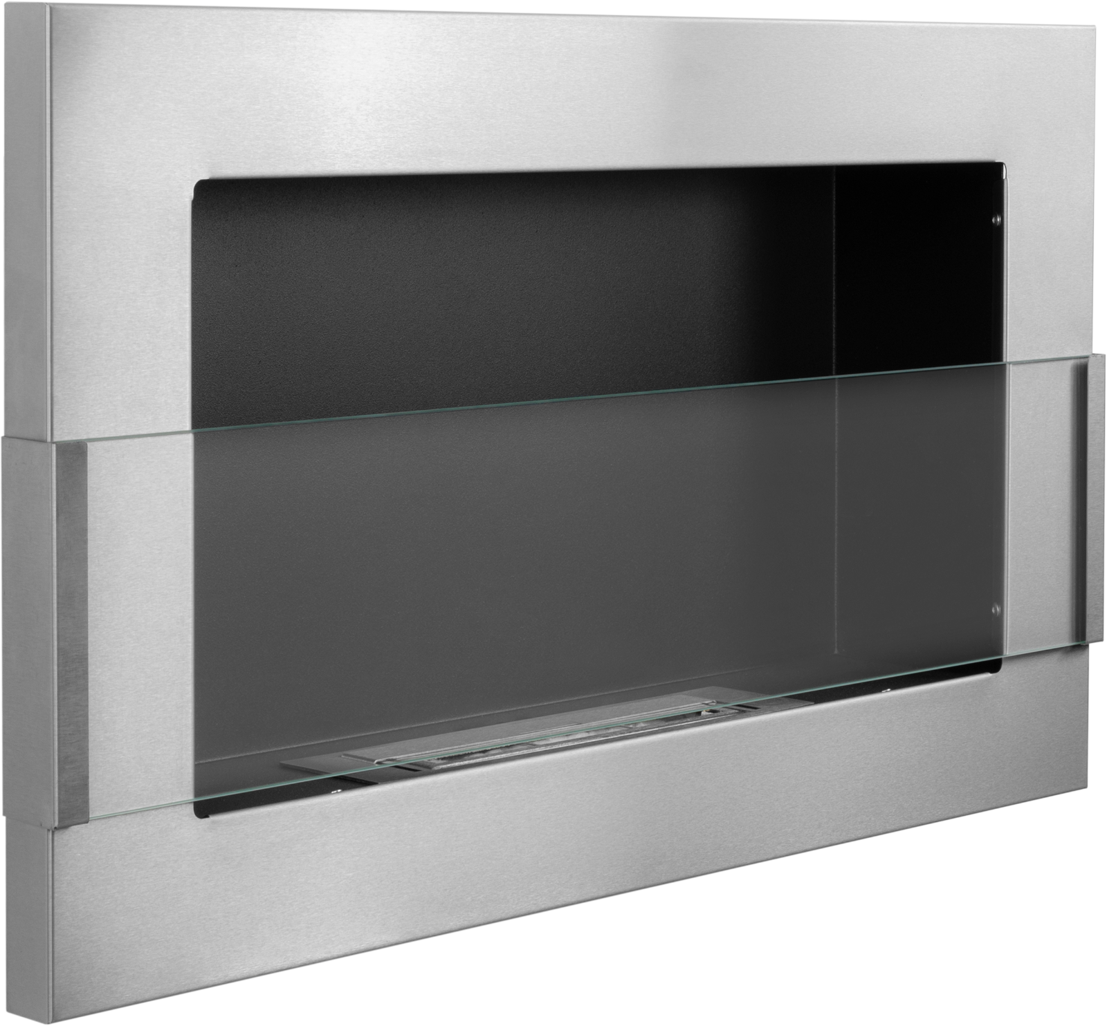 Gel- und Wand - Ethanol - Kamin 90 cm edelstahl GelkaminEthanolkamin
