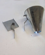 Campo24 Schlachttrichter  - Edelstahl für Geflügel  Hühner, Enten, Wachteln, Gänse - Schlachttrichter für Geflügel, Geflügelschlachtung,