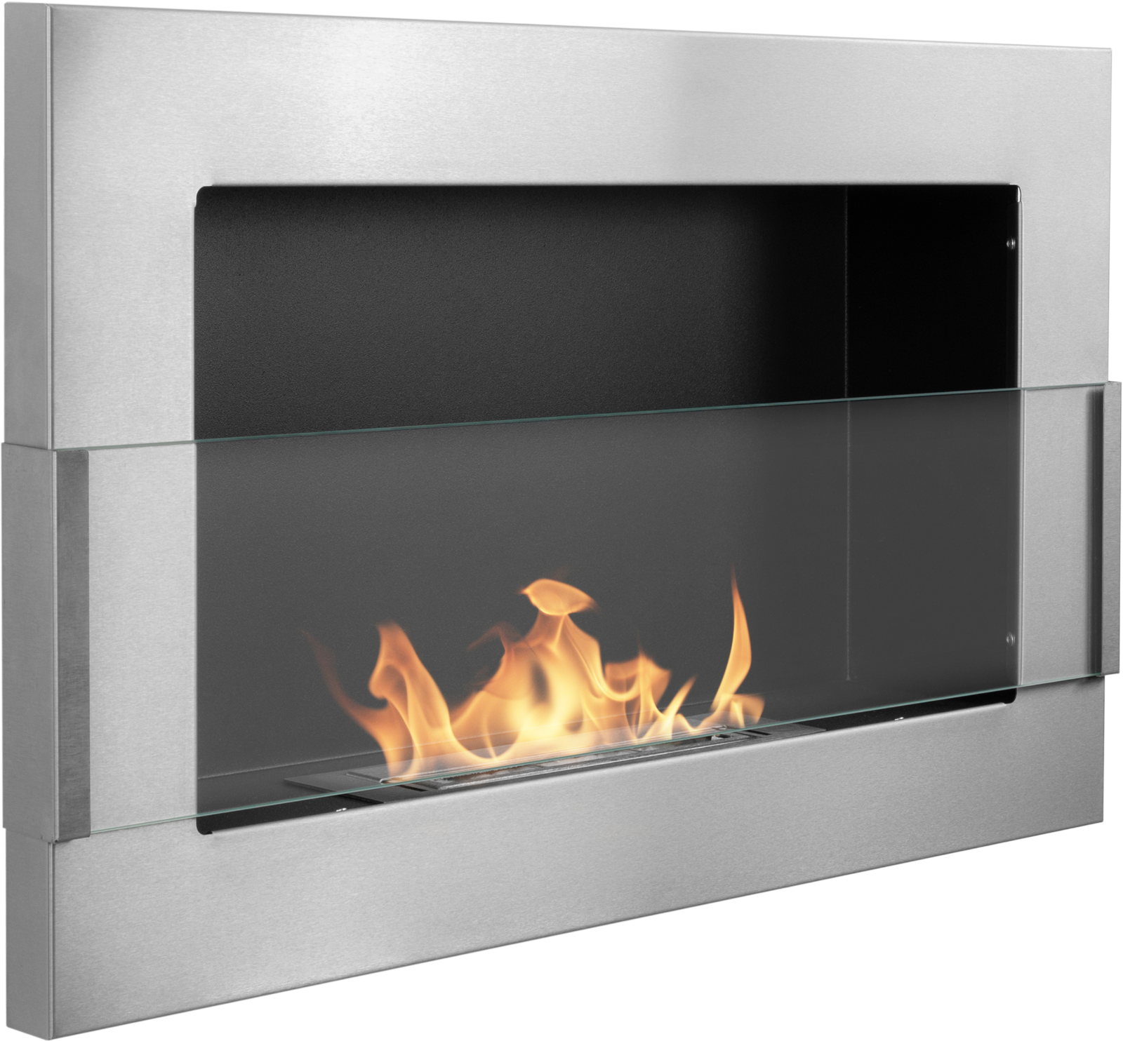 Gel- und Wand - Ethanol - Kamin 90 cm edelstahl GelkaminEthanolkamin