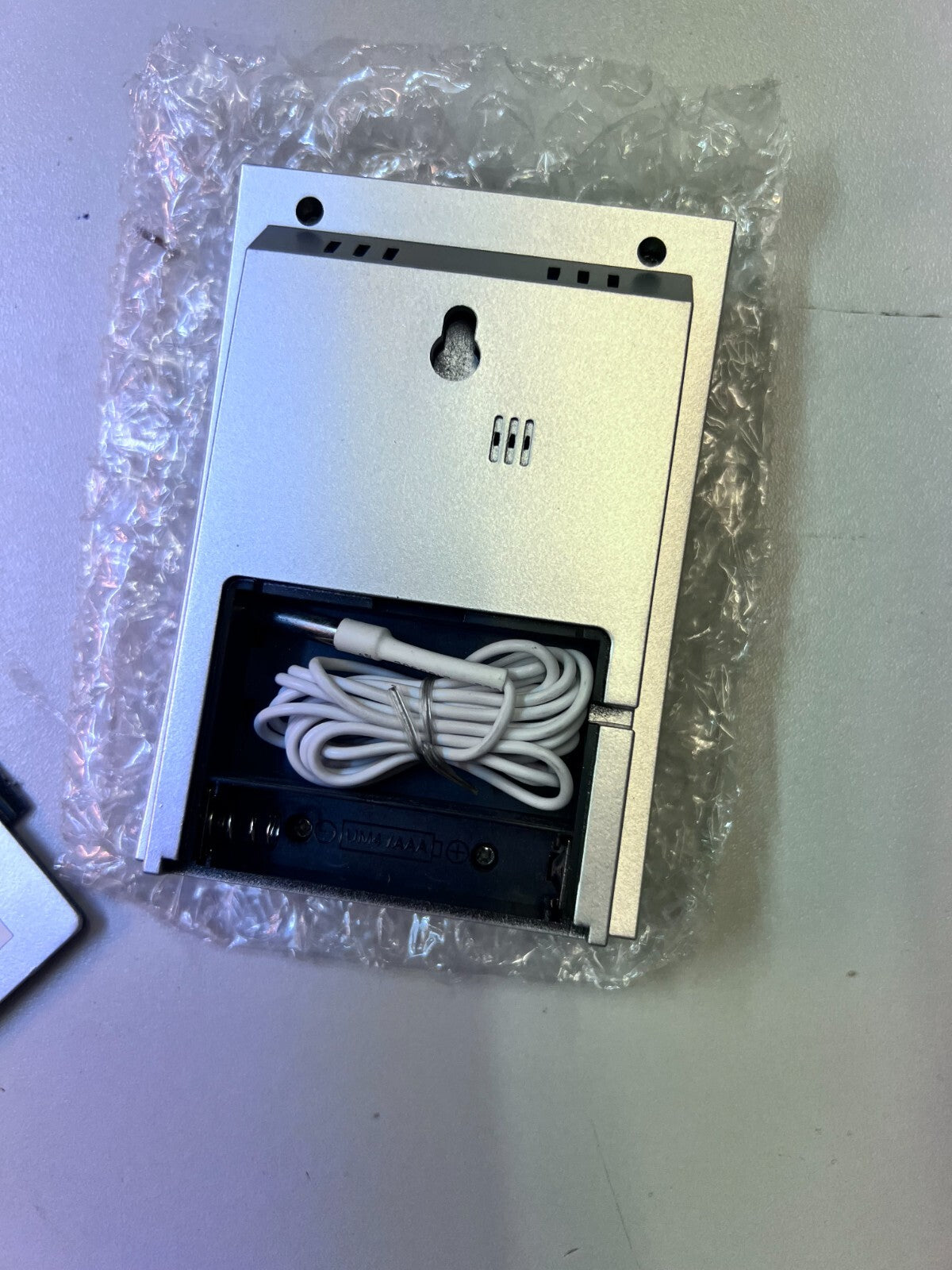 Infactory Innen-/ Außenthermometer mit LCD Display in grau Thermometer