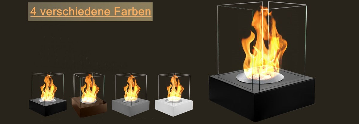 Feuerstelle 40x40x52 cm Ethanol-Kamin Gartenkamin Bio-Ethanolkamin **NEU**
