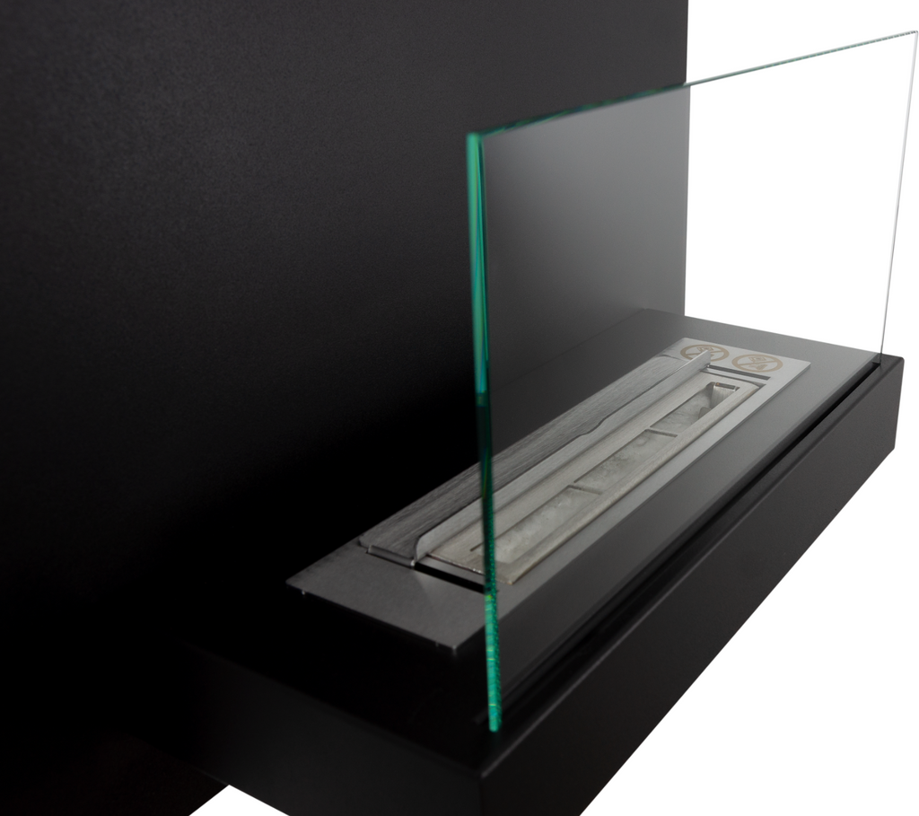 Gel- und Wand - Ethanol - Kamin 45cm Board schwarz