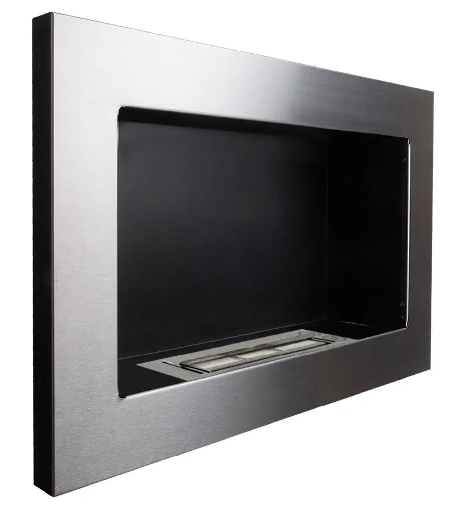 Gel- und Wand - Ethanol - Kamin 90 cm edelstahl GelkaminEthanolkamin