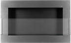 Campo24 gel and wall ethanol fireplace with safety glass, stainless steel, 65cm