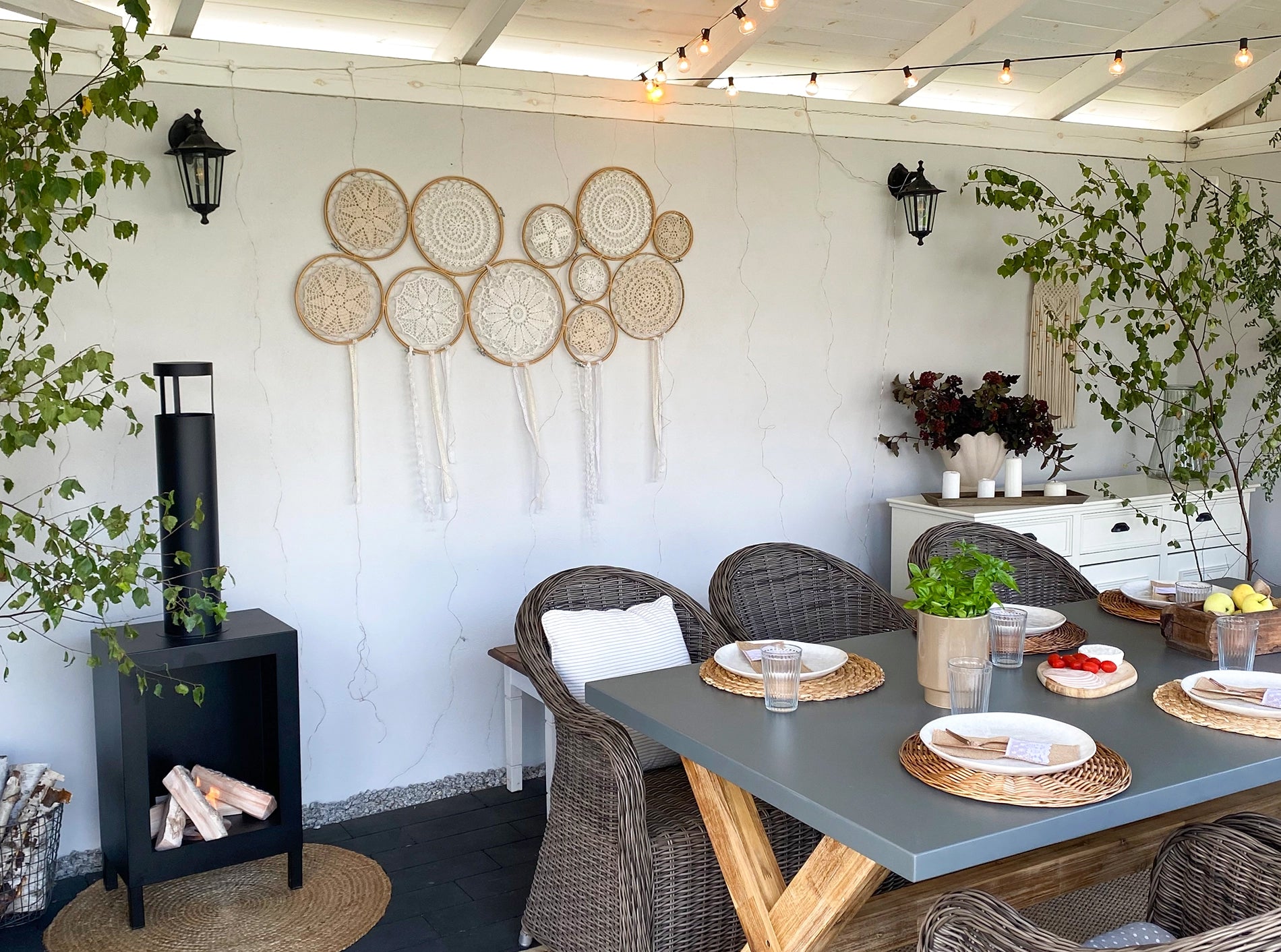 Campo24- Patio fire, freestanding fireplace, garden fireplace, patio fireplace, fire pit, ethanol fire, bioethanol burner