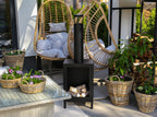 Campo24- Patio fire, freestanding fireplace, garden fireplace, patio fireplace, fire pit, ethanol fire, bioethanol burner