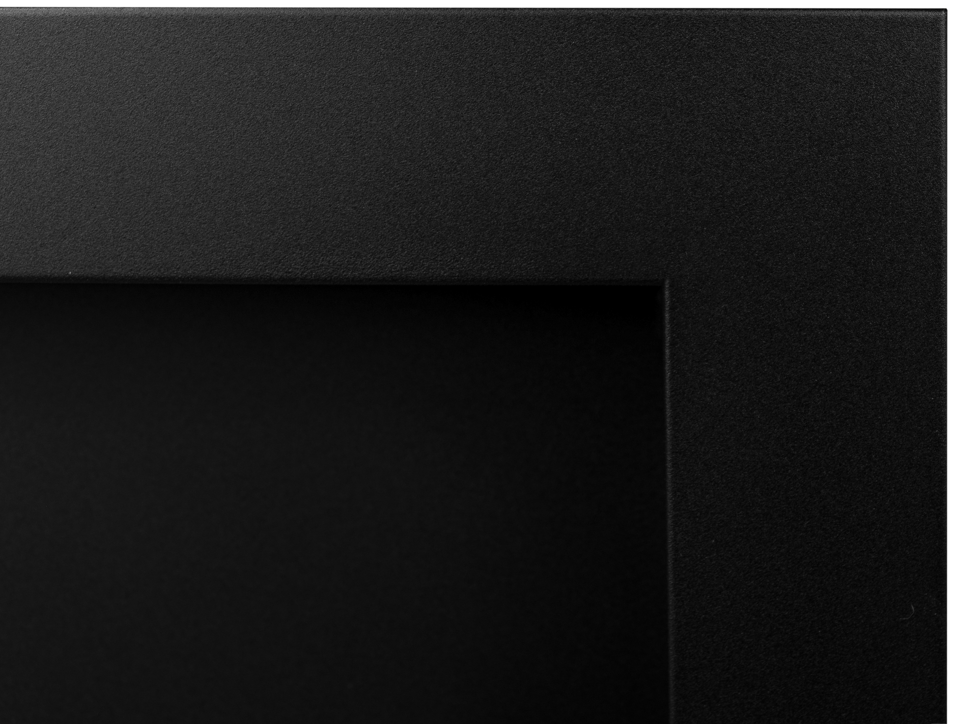 Campo24 Ethanolkamin Wandkamin 1200×400mm Schwarz matt Kamin mit Sicherheitsglas im modern Design