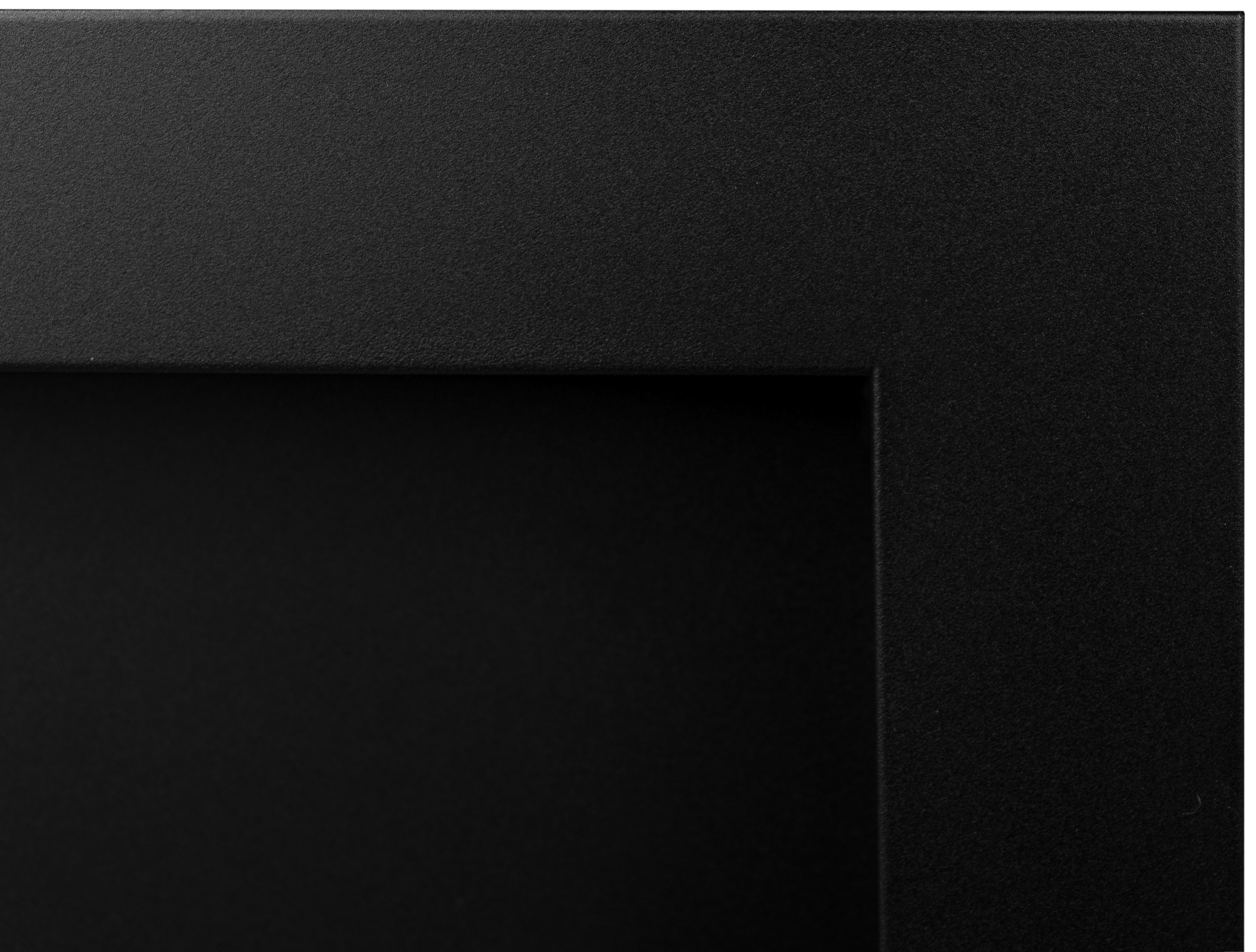 Campo24 Ethanolkamin Wandkamin 1200×400mm Schwarz matt Kamin mit Sicherheitsglas im modern Design