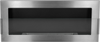 Campo24 Gel &amp; Wall Ethanol Fireplace with Safety Glass - Gel Fireplace Ethanol Fireplace - Stainless Steel - 90cm