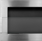Campo24 Gel &amp; Wall Ethanol Fireplace with Safety Glass - Gel Fireplace Ethanol Fireplace - Stainless Steel - 90cm