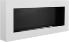 Campo24 Ethanolkamin Premium-Wandkamin 900×400mm weiß matt  modernes Design