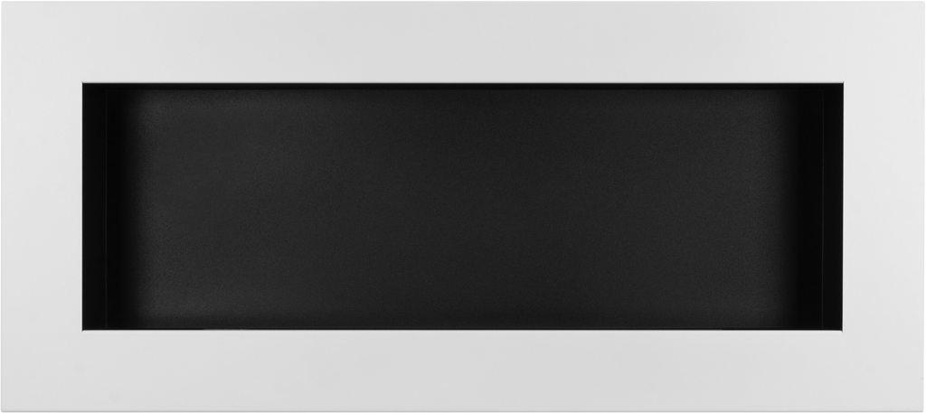 Campo24 Ethanolkamin Premium-Wandkamin 900×400mm weiß matt  modernes Design