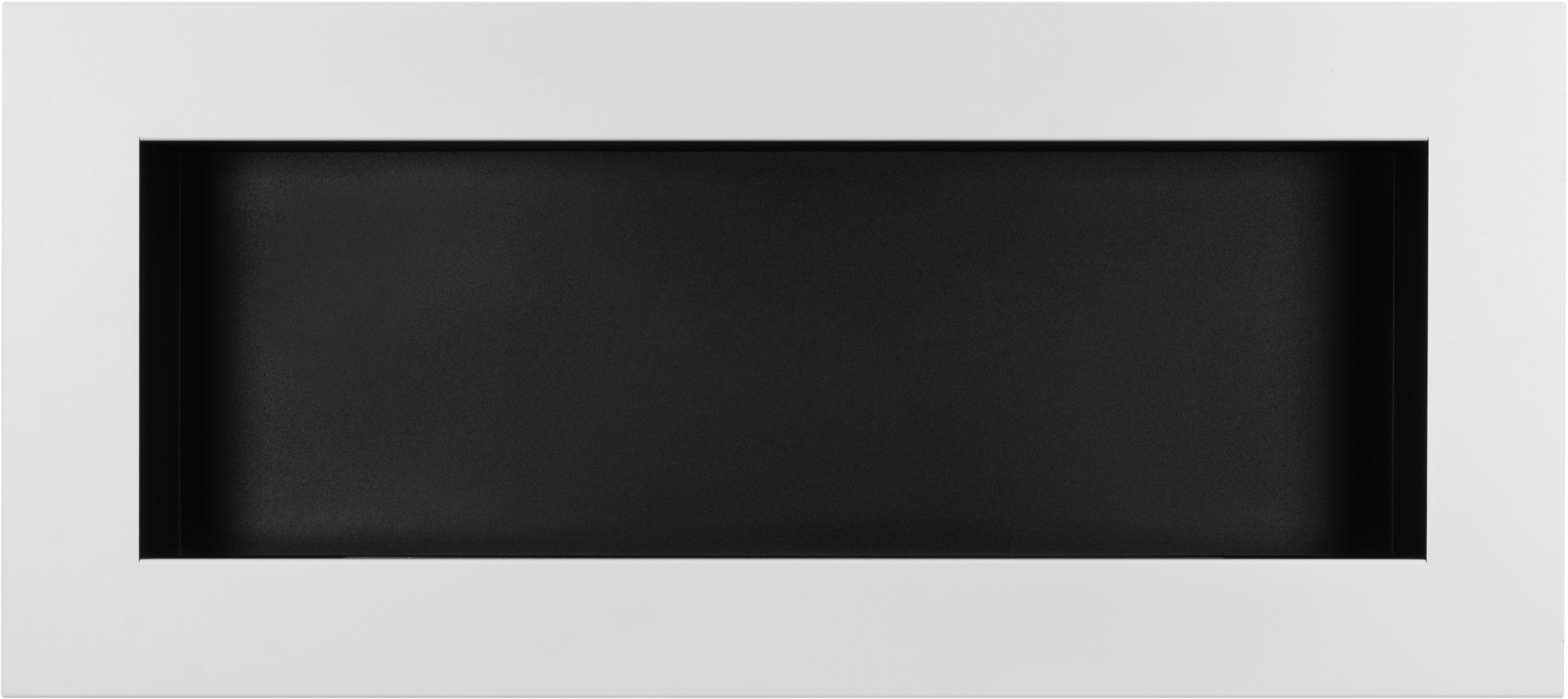 Campo24 Ethanolkamin Premium-Wandkamin 900×400mm weiß matt  modernes Design