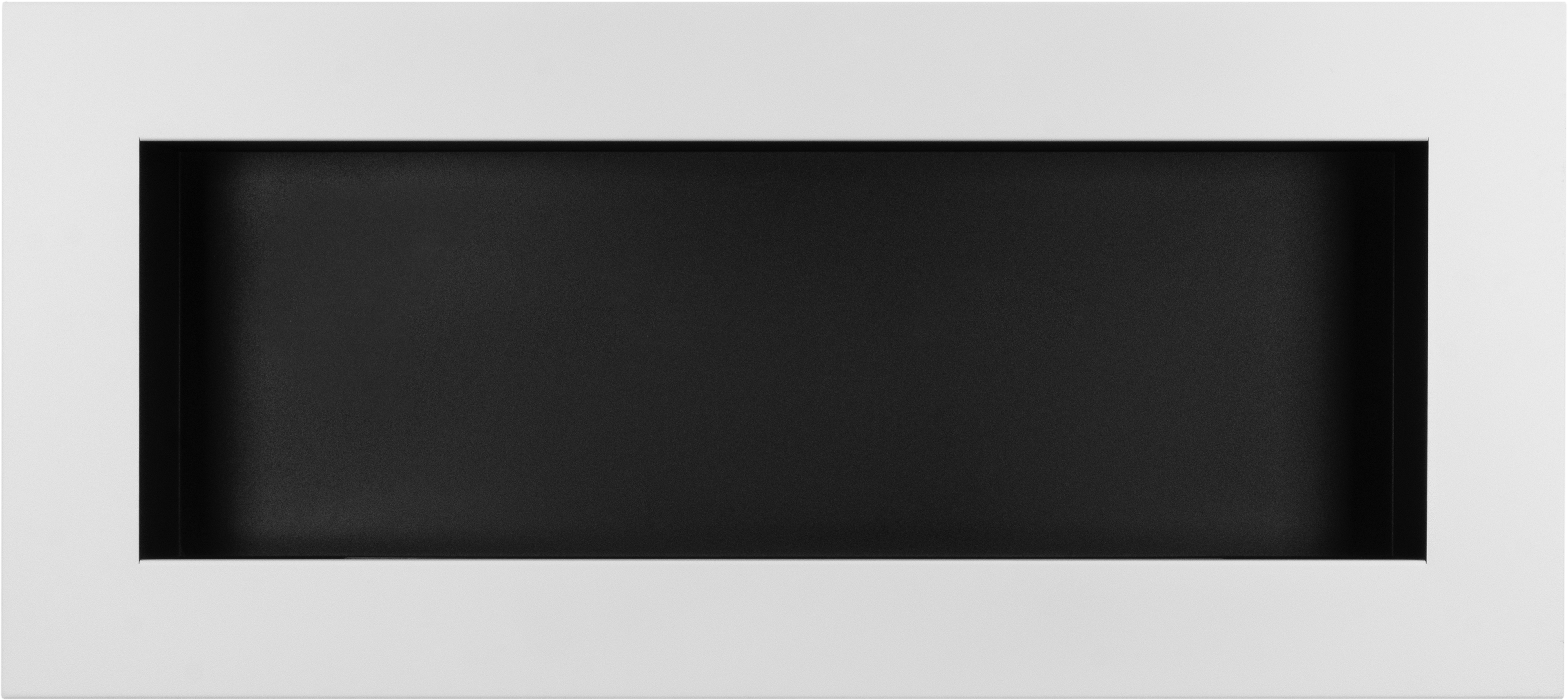 Campo24 Ethanolkamin Premium-Wandkamin 900×400mm weiß matt  modernes Design