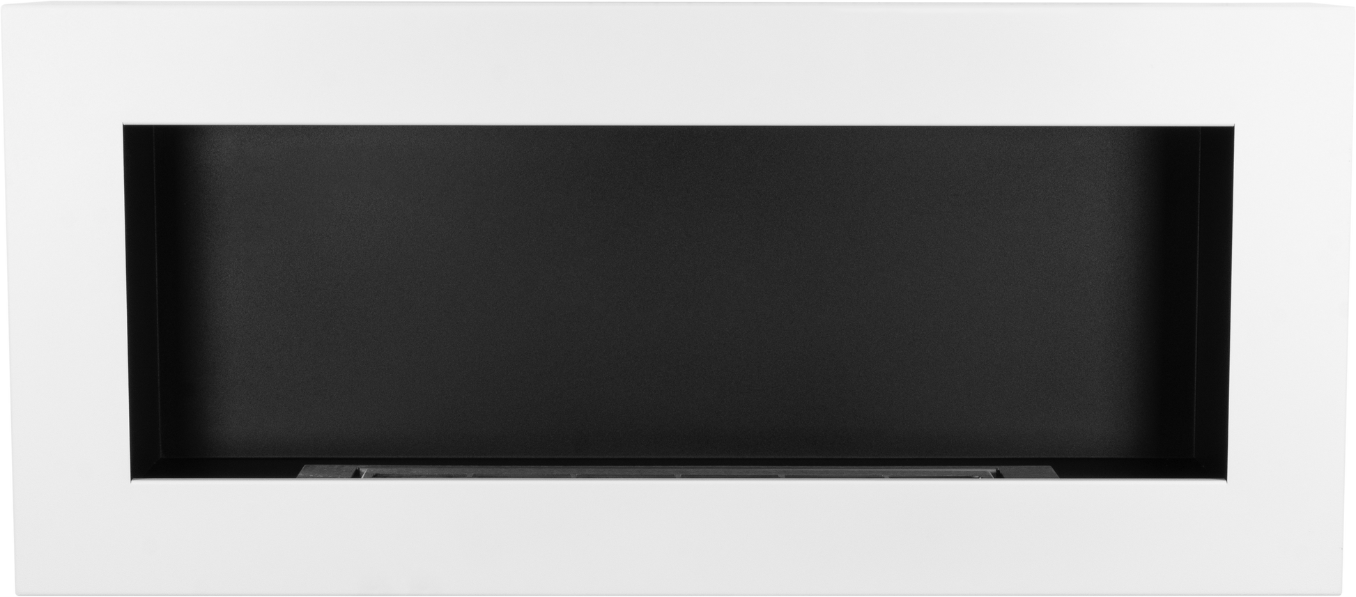 Campo24 Ethanolkamin Premium-Wandkamin 900×400mm weiß matt  modernes Design