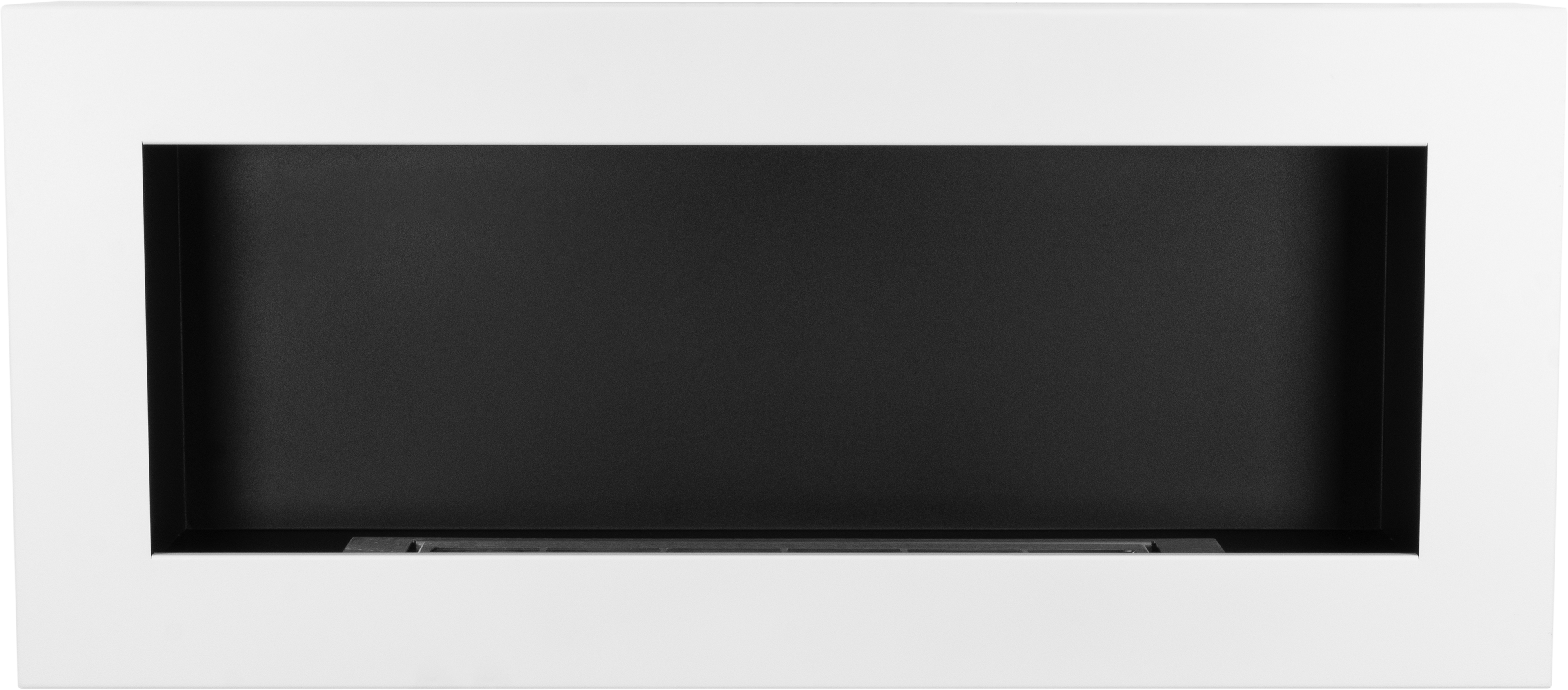 Campo24 Ethanolkamin Premium-Wandkamin 900×400mm weiß matt  modernes Design