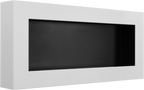 Campo24 Ethanolkamin Premium-Wandkamin 900×400mm weiß matt  modernes Design