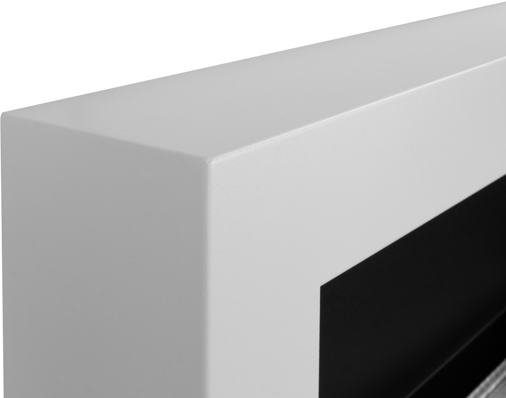 Campo24 Ethanolkamin Premium-Wandkamin 900×400mm weiß matt  modernes Design
