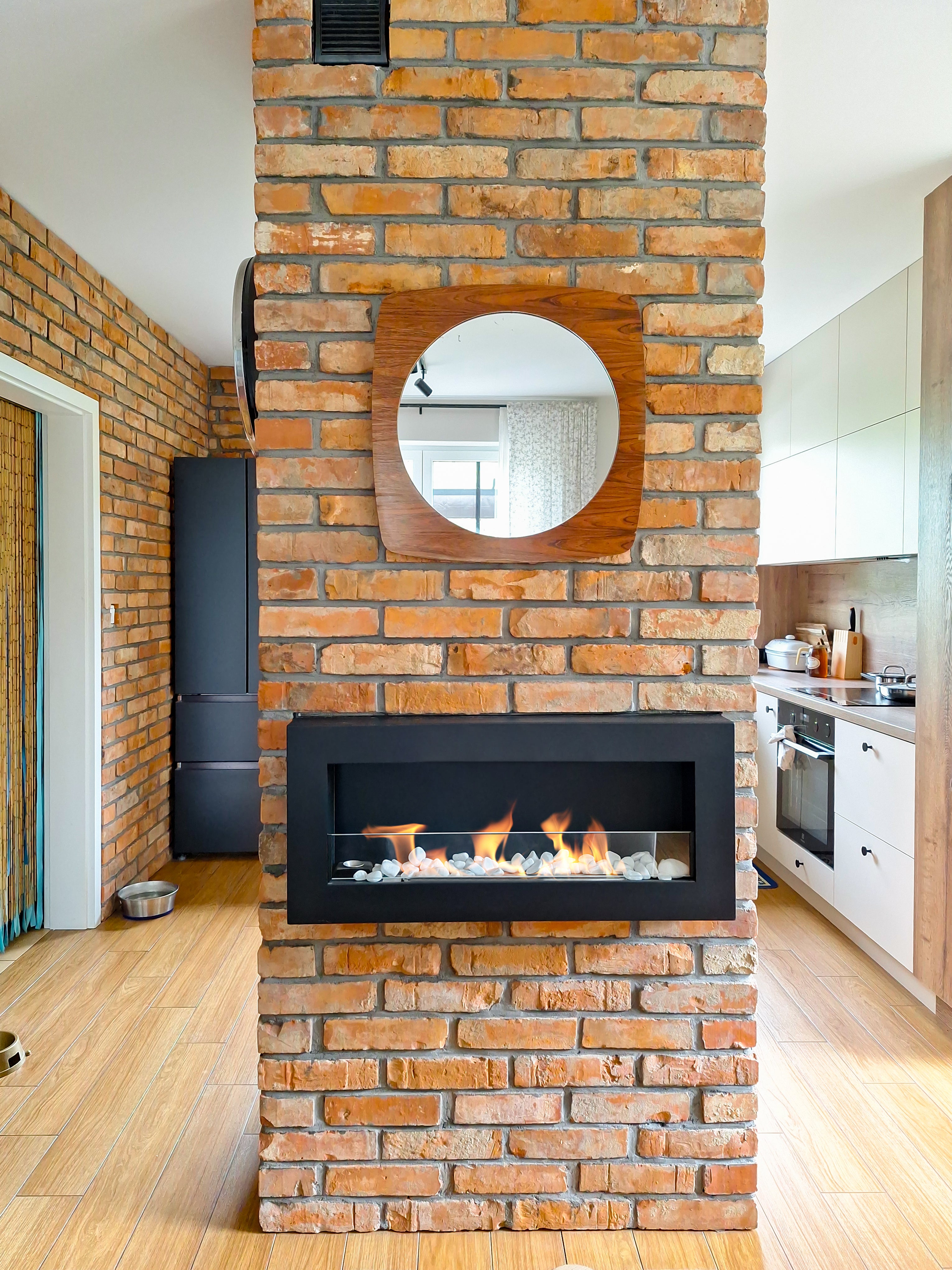 Campo24 Ethanolkamin Premium-Wandkamin 900×400mm schwarz matt mit integriertem Sicherheitsglas. Wandkamin Dekokamin Kaminofen Kaminfeuer Kamin