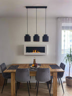 Campo24 Ethanolkamin Premium-Wandkamin 900×400mm weiß matt  modernes Design