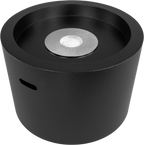 Campo24 - Fire bowl round black - 47.5x32.5cm - Garden fire bowl / Outdoor fire bowl / Fire bowl for terrace / Modern design fire bowl (copy)