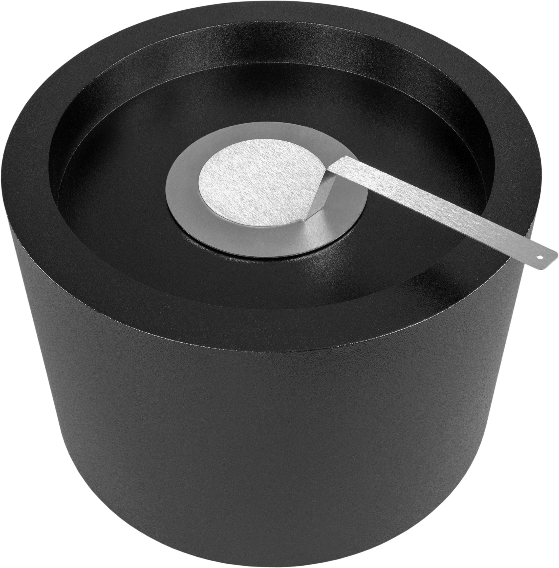 Campo24 - Fire bowl round black - 47.5x32.5cm - Garden fire bowl / Outdoor fire bowl / Fire bowl for terrace / Modern design fire bowl (copy)