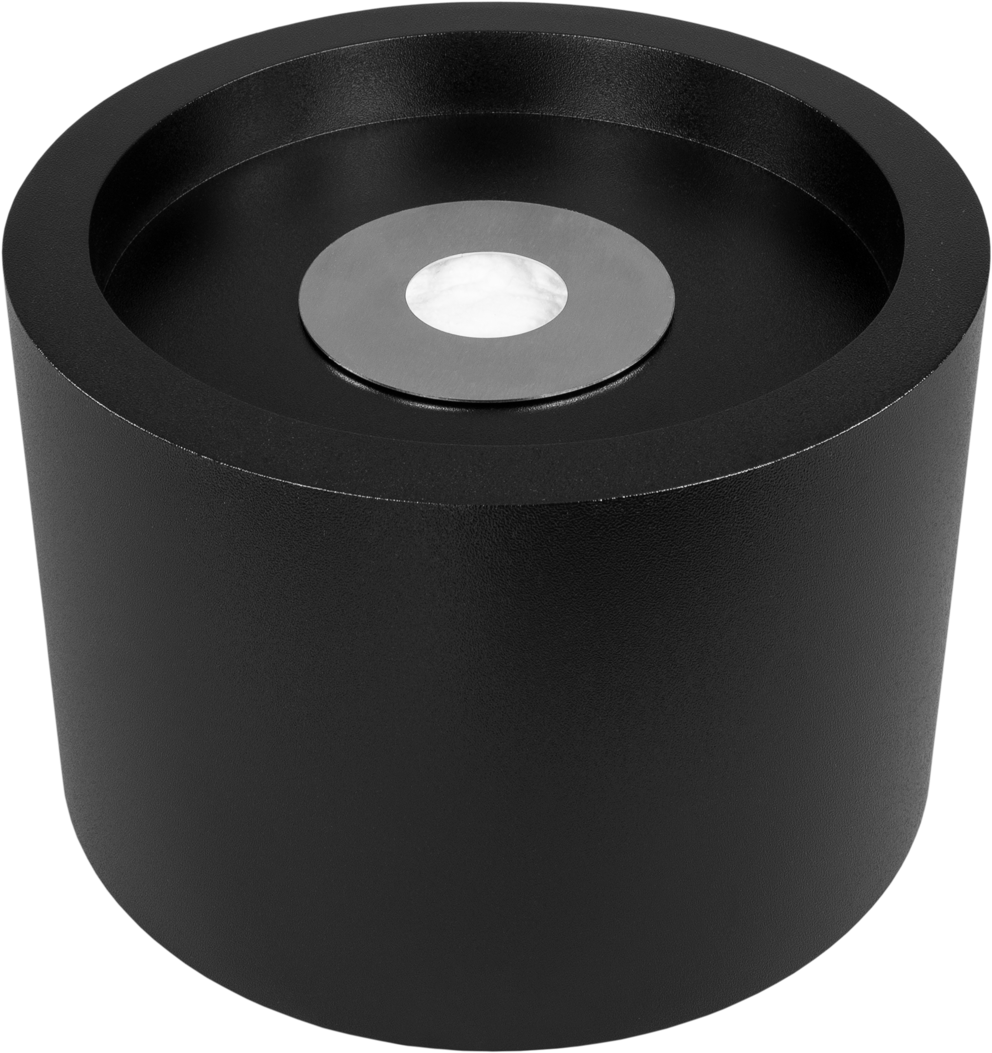 Campo24 - Fire bowl round black - 47.5x32.5cm - Garden fire bowl / Outdoor fire bowl / Fire bowl for terrace / Modern design fire bowl (copy)