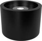 Campo24 - Fire bowl round black - 47.5x32.5cm - Garden fire bowl / Outdoor fire bowl / Fire bowl for terrace / Modern design fire bowl (copy)