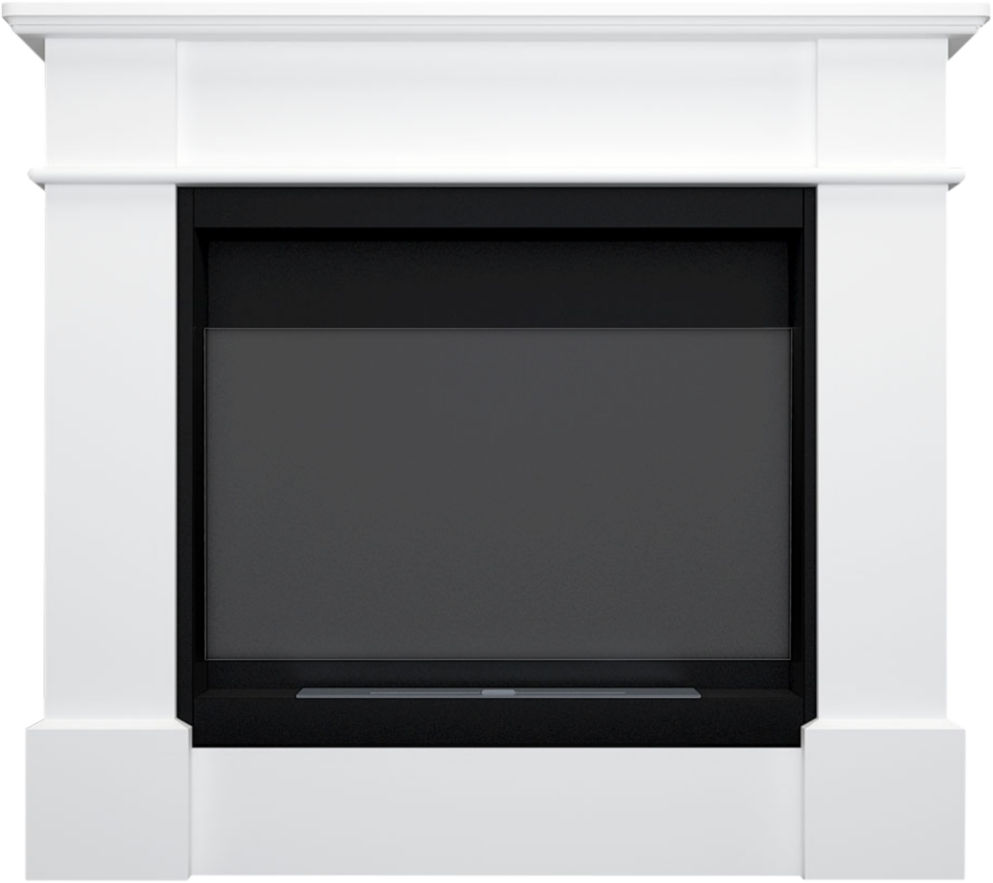 Campo24 Ethanol Fireplace Paula Bioethanol Fireplace Freestanding Unit – Decorative Fireplace for Indoors, Modern Design, Odorless, Safe &amp; Environmentally Friendly