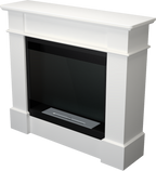 Campo24 Ethanol Fireplace Paula Bioethanol Fireplace Freestanding Unit – Decorative Fireplace for Indoors, Modern Design, Odorless, Safe &amp; Environmentally Friendly