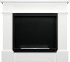 Campo24 Ethanol Fireplace Paula Bioethanol Fireplace Freestanding Unit – Decorative Fireplace for Indoors, Modern Design, Odorless, Safe &amp; Environmentally Friendly