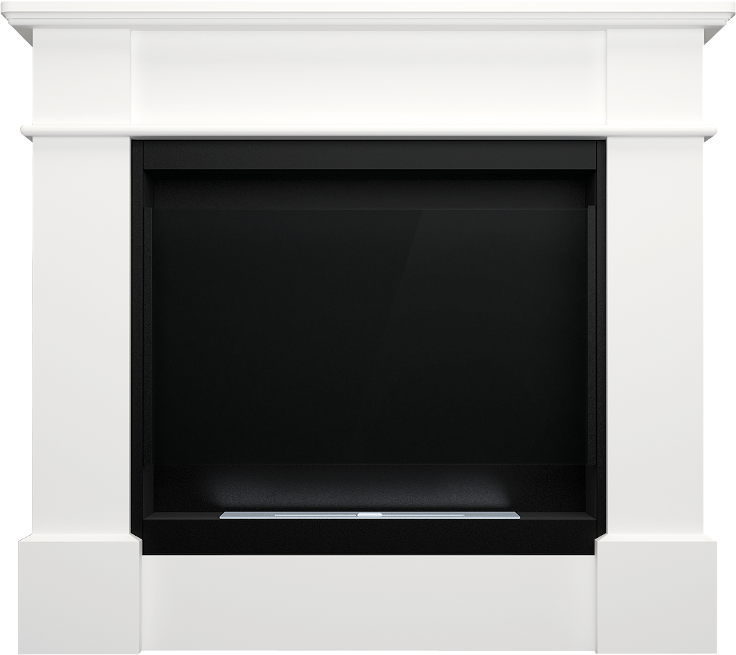 Campo24 Ethanol Fireplace Paula Bioethanol Fireplace Freestanding Unit – Decorative Fireplace for Indoors, Modern Design, Odorless, Safe &amp; Environmentally Friendly