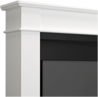 Campo24 Ethanol Fireplace Paula Bioethanol Fireplace Freestanding Unit – Decorative Fireplace for Indoors, Modern Design, Odorless, Safe &amp; Environmentally Friendly