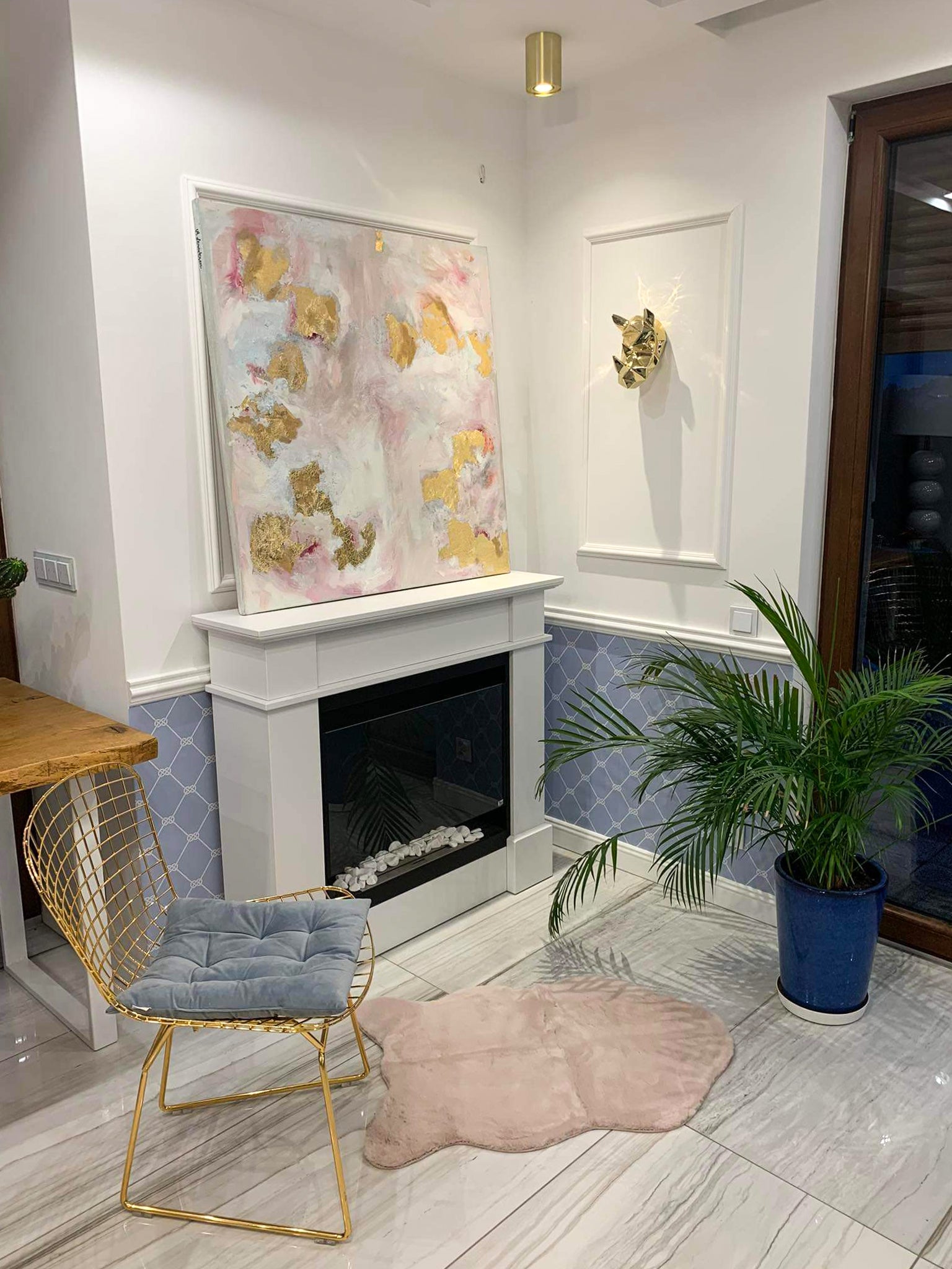 Campo24 Ethanol Fireplace Paula Bioethanol Fireplace Freestanding Unit – Decorative Fireplace for Indoors, Modern Design, Odorless, Safe &amp; Environmentally Friendly