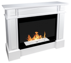 Campo24 - Verena ethanol fireplace, freestanding bioethanol fireplace – decorative fireplace for indoors, modern design, odorless, safe &amp; environmentally friendly