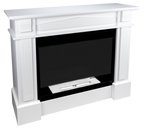 Campo24 - Verena ethanol fireplace, freestanding bioethanol fireplace – decorative fireplace for indoors, modern design, odorless, safe &amp; environmentally friendly