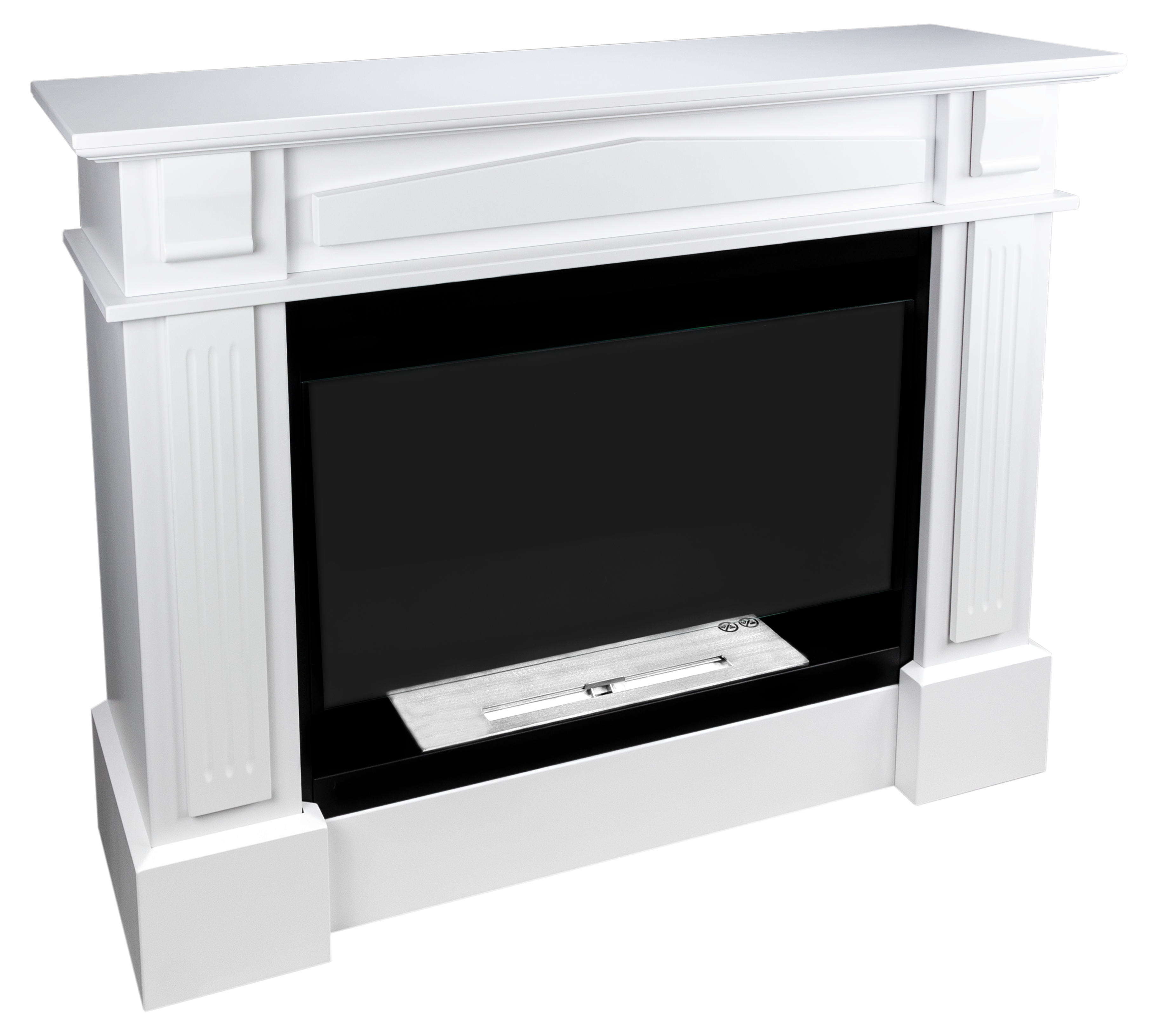 Campo24 - Verena ethanol fireplace, freestanding bioethanol fireplace – decorative fireplace for indoors, modern design, odorless, safe &amp; environmentally friendly