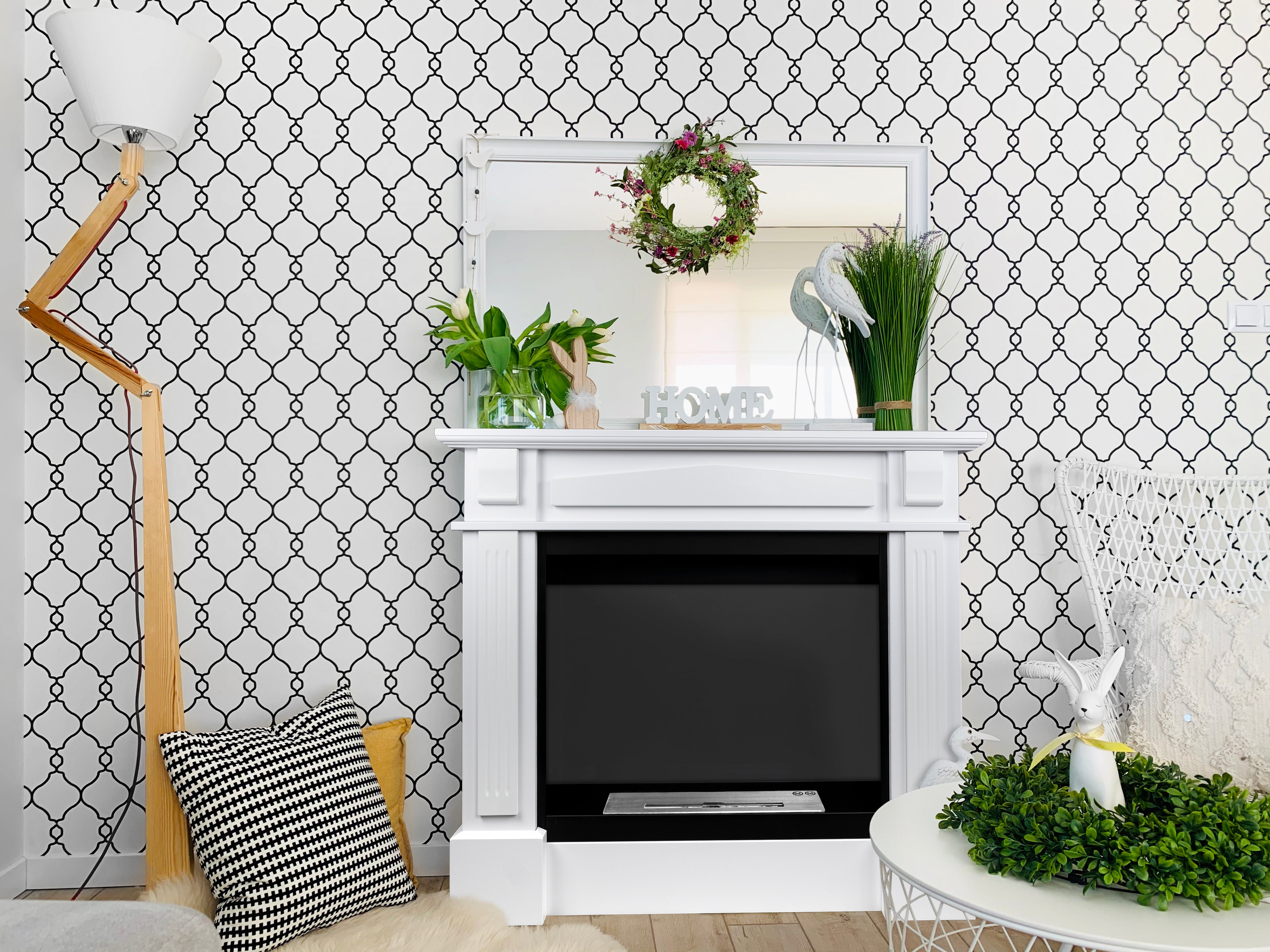 Campo24 - Verena ethanol fireplace, freestanding bioethanol fireplace – decorative fireplace for indoors, modern design, odorless, safe &amp; environmentally friendly