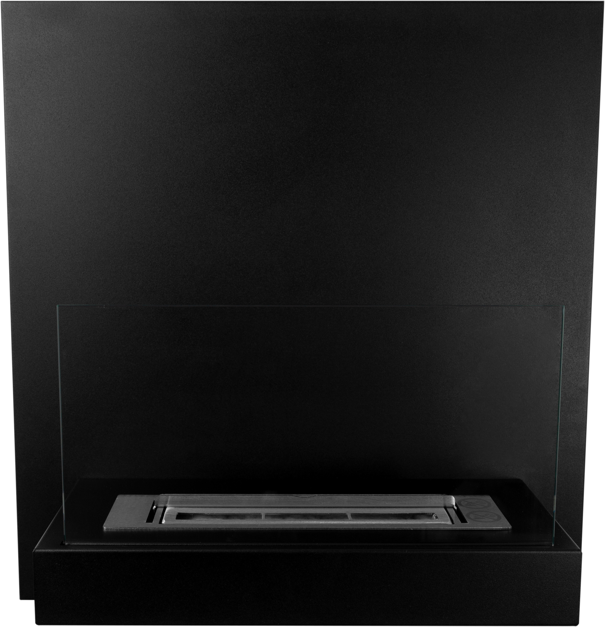 Campo24 - BlackBOARD Flame -  Ethanol-Kamin **Schwarz** gelkamin ethanolkamin Wand