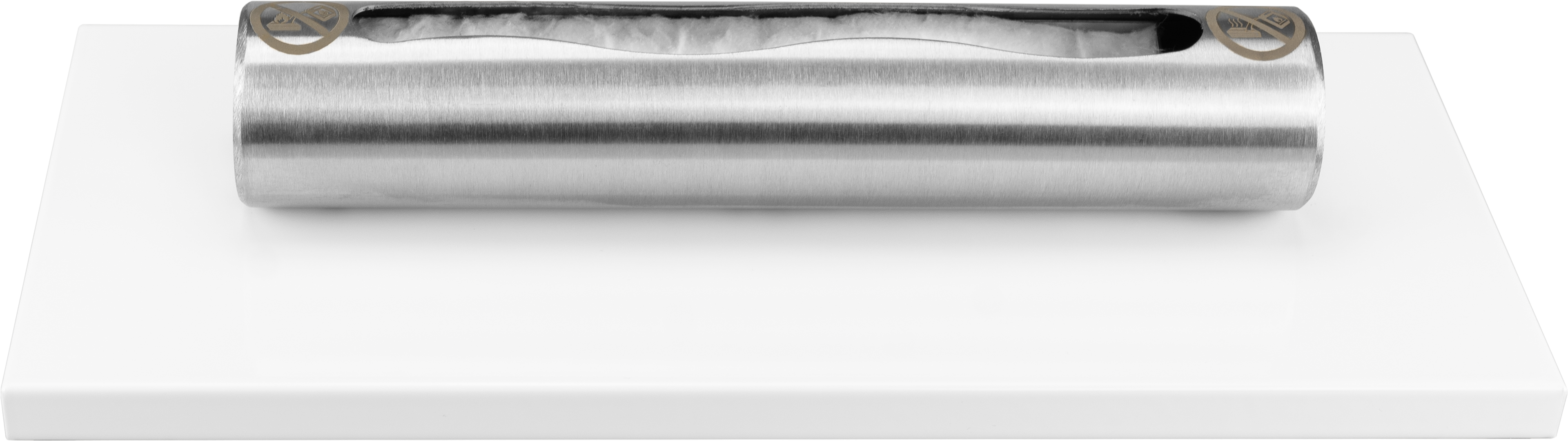 Campo24 Tischkamin Edelstahl Bioethanol – elegantes Tischfeuer Ethanol für Indoor & Outdoor – kompakte Ethanol Feuerstelle für Balkon, Terrasse & Garten – Feuertisch Outdoor Design – 0,5L Edelstahl Brenner