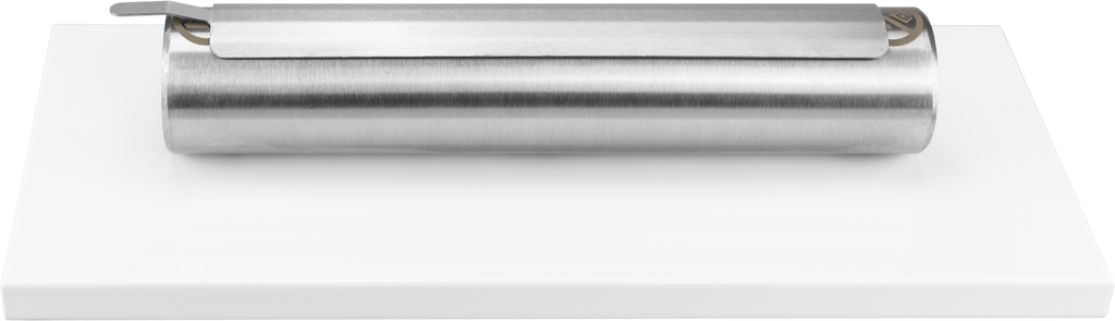 Campo24 Tischkamin Edelstahl Bioethanol – elegantes Tischfeuer Ethanol für Indoor & Outdoor – kompakte Ethanol Feuerstelle für Balkon, Terrasse & Garten – Feuertisch Outdoor Design – 0,5L Edelstahl Brenner