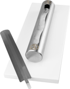 Campo24 Tischkamin Edelstahl Bioethanol – elegantes Tischfeuer Ethanol für Indoor & Outdoor – kompakte Ethanol Feuerstelle für Balkon, Terrasse & Garten – Feuertisch Outdoor Design – 0,5L Edelstahl Brenner