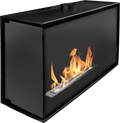 Built-in corner fireplace left 80x50x30 ethanol fireplace bioethanol wall fireplace decorative fireplace (copy)